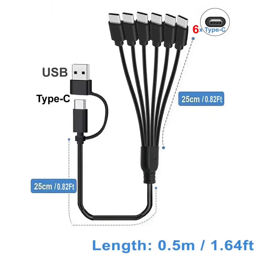 6 in 1 USB